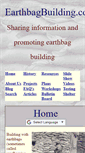 Mobile Screenshot of earthbagbuilding.com