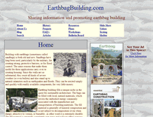 Tablet Screenshot of earthbagbuilding.com